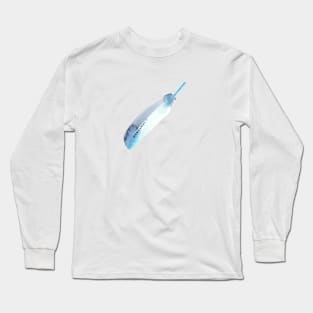 Blue feather Long Sleeve T-Shirt